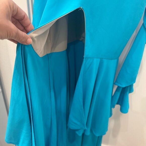 PatBo Revolve Maxi Dress in Bright Turquoise.Size 6 - Picture 7 of 15
